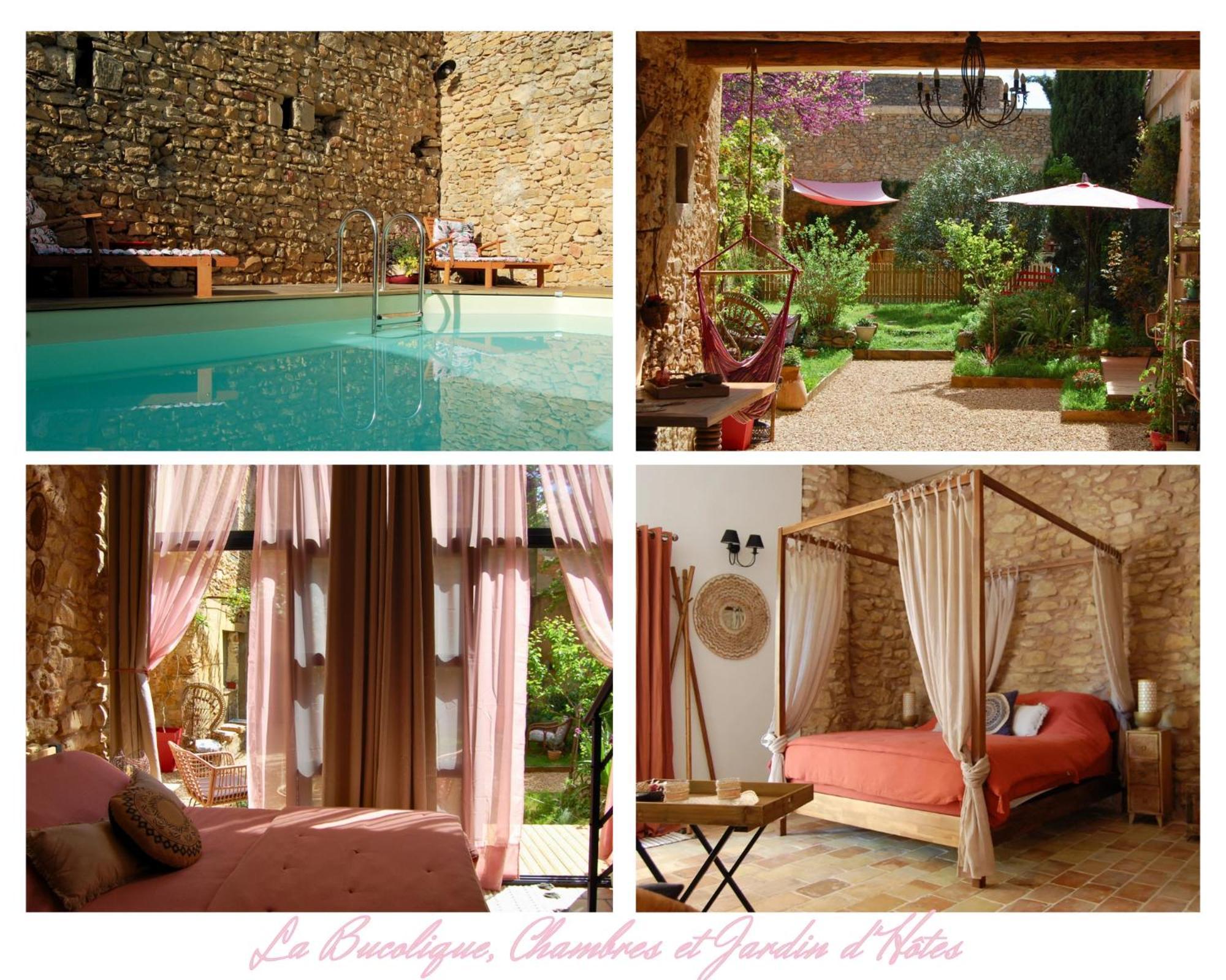 La Bucolique, Chambres Et Jardin D'Hotes Sabran Exteriér fotografie